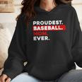Proudest Baseball Mom Ever Wmen Hoodie