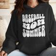 Retro Baseball Mom Summer Groovy Appreciation Wmen Hoodie Retro Baseball Mom Summer Groovy Appreciation Wmen Hoodie