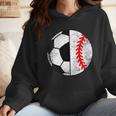 Soccer Baseball Player Soccer Baseball Mom Wmen Hoodie
