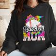 Tie Dye Baseball Mom Baseball Mama Sport Mother's Day Wmen Hoodie Tie Dye Baseball Mom Baseball Mama Sport Mother's Day Wmen Hoodie