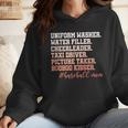Uniform Washer Water Filler Cheerleader Baseball Mom Wmen Hoodie Uniform Washer Water Filler Cheerleader Baseball Mom Wmen Hoodie