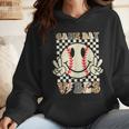 Women Kids Baseball Game Day Vibes Smile Baseball Mom Wmen Hoodie