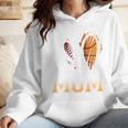 Ball Mom Heart Basketball Baseball Mom Premium Wmen Hoodie Ball Mom Heart Basketball Baseball Mom Premium Wmen Hoodie