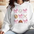 Baseball Coquette Bow Baseball Mama Baseball Mom Premium Wmen Hoodie Baseball Coquette Bow Baseball Mama Baseball Mom Premium Wmen Hoodie