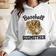 Baseball Godmother Leopard Heart Baseball Mom Game Day Wmen Hoodie Baseball Godmother Leopard Heart Baseball Mom Game Day Wmen Hoodie