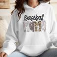 Baseball Mama Coquette Mother's Day Baseball Mom Vintage Wmen Hoodie