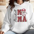 Baseball Mama Baseball Mom Game Day Senior Night Wmen Hoodie