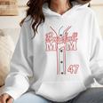 Baseball Mom 47 Number 47 Jersey Team Numbered Jersey Wmen Hoodie Baseball Mom 47 Number 47 Jersey Team Numbered Jersey Wmen Hoodie