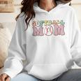 Baseball Mom Bleached Messy Bun Game Day Wmen Hoodie Baseball Mom Bleached Messy Bun Game Day Wmen Hoodie
