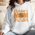Baseball Mom Catcher's Mom Leopard Softball Mom Wmen Hoodie Baseball Mom Catcher's Mom Leopard Softball Mom Wmen Hoodie