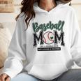 Baseball Mom Green Varsity Baseball Mama Cute Mother's Day Wmen Hoodie