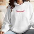 Baseball Mom Leopard Print Baseball Game Day For Mama Wmen Hoodie