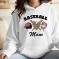 Baseball Mom Leopard Heart Game Day Love Mommy Wmen Hoodie Baseball Mom Leopard Heart Game Day Love Mommy Wmen Hoodie