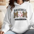 Baseball Mom Leopard Like a Normal But Louder And Prouder Wmen Hoodie Baseball Mom Leopard Like a Normal But Louder And Prouder Wmen Hoodie