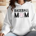 Baseball Mom Mommy Mama Mother's Day Women Retro Ball Sports Wmen Hoodie