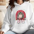 Baseball Mom Rainbow Boho Mommy Premium Wmen Hoodie