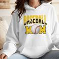 Baseball Mom Sports Mom Yellow Wmen Hoodie Baseball Mom Sports Mom Yellow Wmen Hoodie