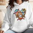 Baseball Mom Valentine Leopard Heart Softball Mother's Day Wmen Hoodie Baseball Mom Valentine Leopard Heart Softball Mother's Day Wmen Hoodie