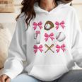 Baseball Nana Era Bows Baseball Mom Women Wmen Hoodie
