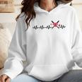 Baseball Softball Baseball Mom Heartbeat Baseball Wmen Hoodie Baseball Softball Baseball Mom Heartbeat Baseball Wmen Hoodie