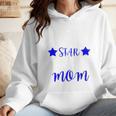 BASEBALL STAR MOM Sporty Design For Proud Baseball Moms Wmen Hoodie BASEBALL STAR MOM Sporty Design For Proud Baseball Moms Wmen Hoodie