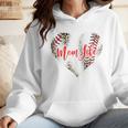 Cute Baseball Mom Heart Mother's Day Sport Mama Mom Life Wmen Hoodie Cute Baseball Mom Heart Mother's Day Sport Mama Mom Life Wmen Hoodie