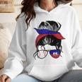 Haitian Baseball Mom Haiti Flag Baseball Girl Wmen Hoodie Haitian Baseball Mom Haiti Flag Baseball Girl Wmen Hoodie