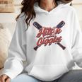 Hits 'n Giggles Baseball Player Women Baseball Mom Mother Wmen Hoodie Hits 'n Giggles Baseball Player Women Baseball Mom Mother Wmen Hoodie