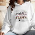 Leopard Baseball Mom Mama Mommy Bleached Wmen Hoodie Leopard Baseball Mom Mama Mommy Bleached Wmen Hoodie