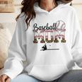 Leopard Baseball Mom Mama Mommy Sport Wmen Hoodie Leopard Baseball Mom Mama Mommy Sport Wmen Hoodie