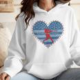 Primitive Patriotic American Baseball Mom Softball Dingers Wmen Hoodie Primitive Patriotic American Baseball Mom Softball Dingers Wmen Hoodie