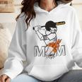Proud Baseball MOM Sports & Softball Nostalgia Wmen Hoodie