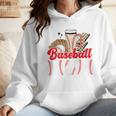 Retro Coffee Baseball Mama Mother's Day Baseball Mom Premium Wmen Hoodie Retro Coffee Baseball Mama Mother's Day Baseball Mom Premium Wmen Hoodie