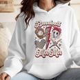 Retro Groovy Baseball Mama Baseball Mom Lover Wmen Hoodie Retro Groovy Baseball Mama Baseball Mom Lover Wmen Hoodie