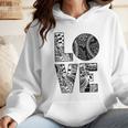Women's Baseball Softball Baseball Mom LOVE Baseball Wmen Hoodie Women's Baseball Softball Baseball Mom LOVE Baseball Wmen Hoodie