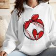 Womens Custom Baseball Mom Number 11 Heart For Mom Mommy Premium Wmen Hoodie
