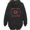 2024 Home Plate Social Club Softball Season Tee Baseball Mom Women Hoodie Back Print 2024 Home Plate Social Club Softball Season Tee Baseball Mom Women Hoodie Back Print