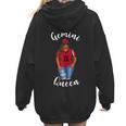 African American Baseball Mom Gemini Queen Zodiac Sign Women Hoodie Back Print African American Baseball Mom Gemini Queen Zodiac Sign Women Hoodie Back Print
