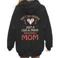 Ain’t No Drama Just a Loud & Proud Baseball Mom Women Hoodie Back Print Ain’t No Drama Just a Loud & Proud Baseball Mom Women Hoodie Back Print