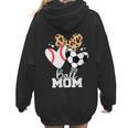 Ball Mom Soccer Baseball Mom Heart Women Hoodie Back Print Ball Mom Soccer Baseball Mom Heart Women Hoodie Back Print