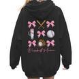 Baseball Mama Era Bows Baseball Mom Women Women Hoodie Back Print Baseball Mama Era Bows Baseball Mom Women Women Hoodie Back Print