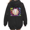 Baseball Mama Sport Women Proud Baseball Mom Women Hoodie Back Print Baseball Mama Sport Women Proud Baseball Mom Women Hoodie Back Print