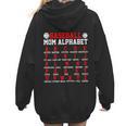 Baseball Mom Alphabet Parent Mama Player Game Sport Fan Women Hoodie Back Print Baseball Mom Alphabet Parent Mama Player Game Sport Fan Women Hoodie Back Print