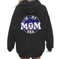 Baseball Mom Era Player Mother Game Day Women Hoodie Back Print Baseball Mom Era Player Mother Game Day Women Hoodie Back Print