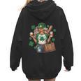 Baseball Mom Green Shamrock St Patrick Day Women Women Hoodie Back Print Baseball Mom Green Shamrock St Patrick Day Women Women Hoodie Back Print