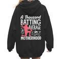 Baseball Mom Heart Ball Graphic Mother's Day Women Hoodie Back Print Baseball Mom Heart Ball Graphic Mother's Day Women Hoodie Back Print