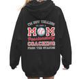 Baseball Mom I'm Not Yelling Support Cheerleading Women Hoodie Back Print Baseball Mom I'm Not Yelling Support Cheerleading Women Hoodie Back Print