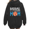 Baseball Mom Leopard Print Baseball Mama Women Mother's Day Women Hoodie Back Print Baseball Mom Leopard Print Baseball Mama Women Mother's Day Women Hoodie Back Print