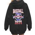 Baseball Mom Loud & Proud Since 1971 Women Hoodie Back Print