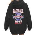 Baseball Mom Loud & Proud Since 1977 Women Hoodie Back Print Baseball Mom Loud & Proud Since 1977 Women Hoodie Back Print